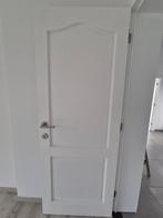 Binnendeuren (massief hout) wit - 5 stuks, Doe-het-zelf en Bouw, Deuren en Vliegenramen, Ophalen, Gebruikt, Minder dan 80 cm, Binnendeur