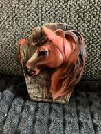 Pot met paard om schrijfgerief in te steken 11 x 8 x 4 cm, Ophalen of Verzenden, Zo goed als nieuw