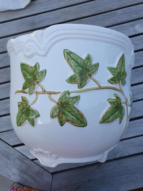 Grote bloempot in keramiek 24x29cm, Tuin en Terras, Bloempotten, Zo goed als nieuw, Aardewerk, Minder dan 40 cm, 25 tot 40 cm