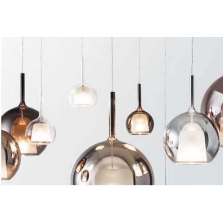 Prachtige luster in glas, Huis en Inrichting, Lampen | Kroonluchters, Zo goed als nieuw, Glas, Ophalen