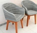 Wintons teak set 2 stoelen, Tuin en Terras, Tuinstoelen, Zo goed als nieuw, Rotan, Ophalen