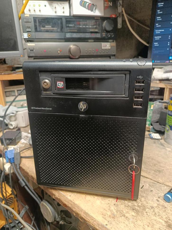 HP microserver met truenas, 4x2TB hdd, Computers en Software, Servers, 16 GB, Ophalen