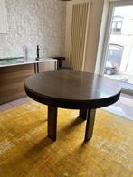 Eetkamertafel, Huis en Inrichting, Tafels | Eettafels, Ophalen, 100 tot 150 cm, Rond, Zo goed als nieuw