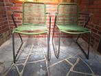 2 groene tuinstoelen, Ophalen, Zo goed als nieuw