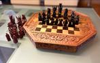 Balinees schaakbord + backgammon spel, Hobby en Vrije tijd, Denksport en Puzzels, Nieuw, Ophalen