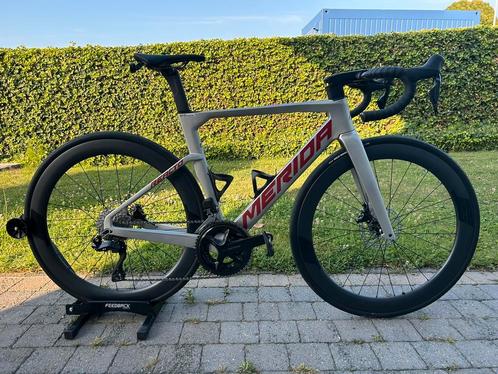 Merida Reacto 6000 DI2 XS NIEUWSTAAT model 2025, Fietsen en Brommers, Fietsen | Racefietsen, Zo goed als nieuw, Carbon, Ophalen