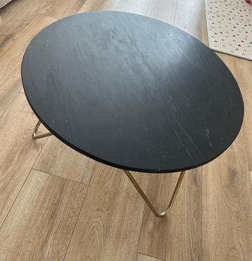 Table basse marbre noir, Moins de 50 cm, Rond, Enlèvement, Utilisé