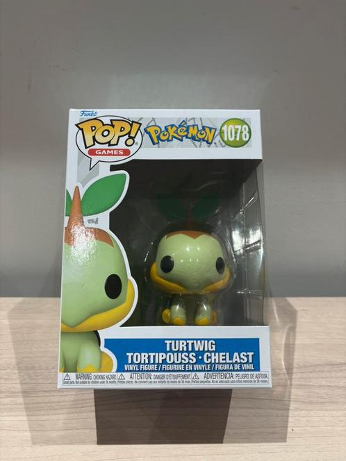 Turtwig #1078 Funko Pop! Games: Pokemon, Verzamelen, Poppetjes en Figuurtjes, Zo goed als nieuw, Ophalen of Verzenden