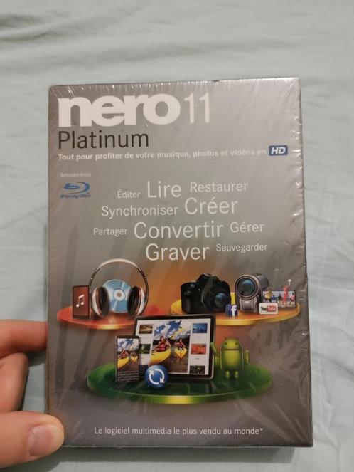 Nero 11 Platinum - Logiciel multimédia - neuf sous blister, Informatique & Logiciels, Systèmes d'exploitation, Neuf, Windows, Enlèvement ou Envoi