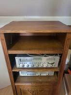 Vintage kast voor platenspeler en toebehoren., Antiek en Kunst, Ophalen
