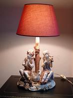 Lampe personnages Italienne de Bassano, Enlèvement, Comme neuf, Autres matériaux, 50 à 75 cm