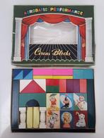 Vintage houten Circus Blocks, 1970, 36 stukjes, prima staat, Ophalen of Verzenden, Gebruikt