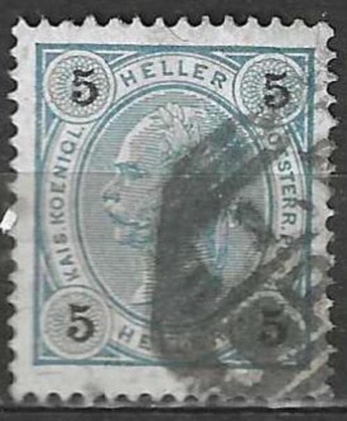 Oostenrijk 1899/1902 - Yvert 68 - Keizer Frans-Jozef (ST), Timbres & Monnaies, Timbres | Europe | Autriche, Affranchi, Envoi