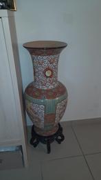 Sublime grand vase decoratif chinois ancien 1m de hauteur, Antiquités & Art, Enlèvement ou Envoi