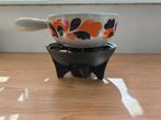 Vintage fondue set van La Creuset, Ophalen of Verzenden, Gebruikt
