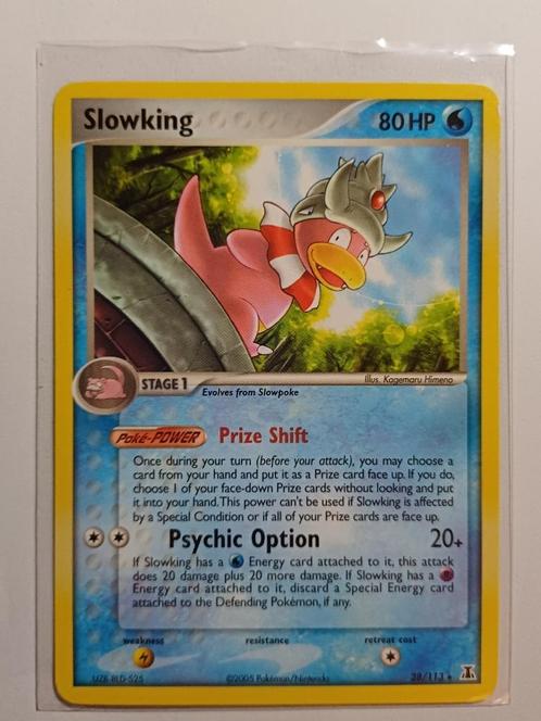 Pokémonkaart Slowking EX Delta Species 28/113, Hobby en Vrije tijd, Verzamelkaartspellen | Pokémon, Gebruikt, Losse kaart, Ophalen of Verzenden