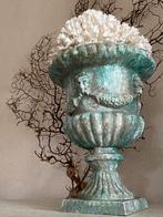 Fonte vaas gietijzer vase tuinvaas brocante decoratie, Tuin en Terras, Tuinvazen, Ophalen of Verzenden