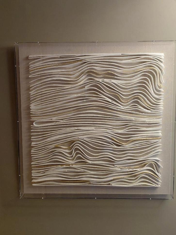 Michel Muller " Waves ", Antiek en Kunst, Kunst | Schilderijen | Abstract, Ophalen of Verzenden