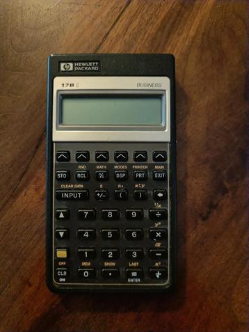 Rekenmachine - HP 17B II beschikbaar voor biedingen