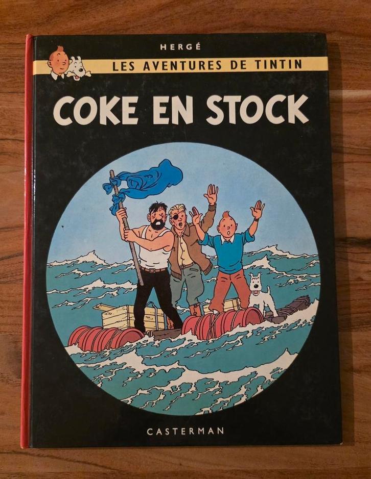 Tintin: Coke en Stock 1967, Livres, BD, Utilisé, Une BD, Enlèvement ou Envoi