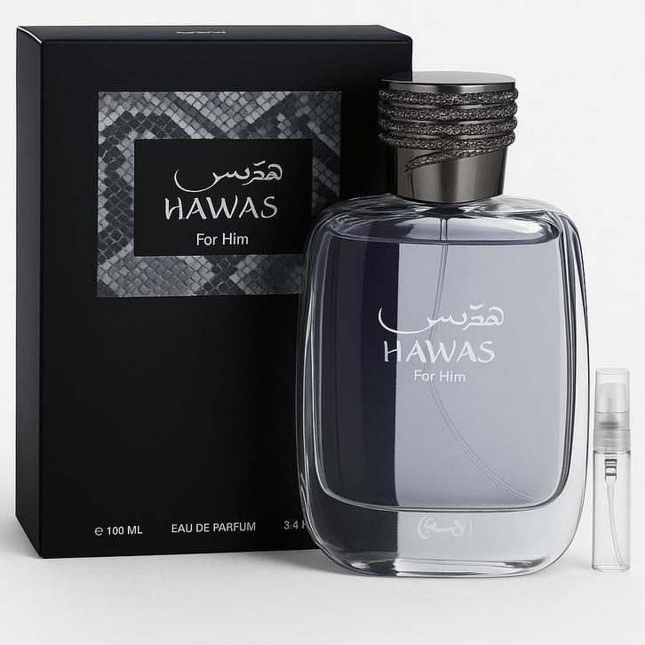 Hawas for him by Rasas | Sample, Handtassen en Accessoires, Uiterlijk | Parfum, Nieuw, Ophalen of Verzenden