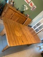 Eetplaats set grenen hout, Huis en Inrichting, Ophalen, Gebruikt, Grenen