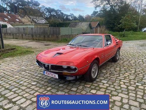 Alfa Romeo Montreal - 1974 | Route 66 auctions, Auto's, Oldtimers, Bedrijf, Te koop, Alfa Romeo, Benzine, Coupé, 2 deurs, Handgeschakeld