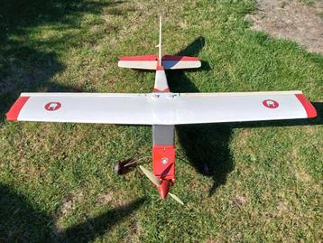 avion aile haute trainer electrique 1m40 gros moteur 14x7 5S beschikbaar voor biedingen