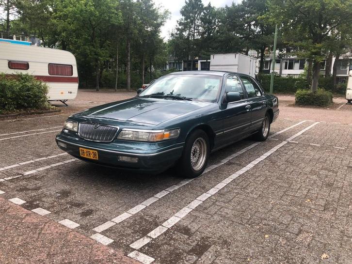 1997 Mercury Grand Marquis LS, Auto's, Mercury, Particulier, Grand Marquis, Benzine, Stadsauto, 5 deurs, Automaat, Groen, Grijs