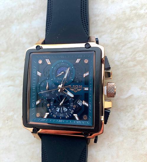 Te koop luxe design horloge . Nieuw in doos, Handtassen en Accessoires, Horloges | Heren, Nieuw, Polshorloge, Overige merken, Staal