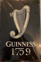 Reclamebord vintage Guinness 1759 - mancave poolhouse nieuw, Ophalen of Verzenden, Zo goed als nieuw, Reclamebord