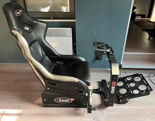 Professionele sim racing rig en seat, Consoles de jeu & Jeux vidéo, Consoles de jeu | Accessoires Autre, Utilisé, Enlèvement ou Envoi