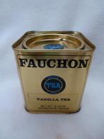 boîte métallique vide Fauchon thé vanille 250 grammes, Autres marques, Thé, Utilisé, Enlèvement ou Envoi
