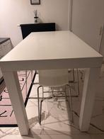 Hoge tafel met 5 bijpassende stoelen, Ophalen, In hoogte verstelbaar, Gebruikt