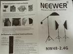 Neewer dimbare tweekleurige LED-lichtset met So, Ophalen