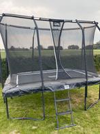 Salta trampoline, Ophalen, Gebruikt