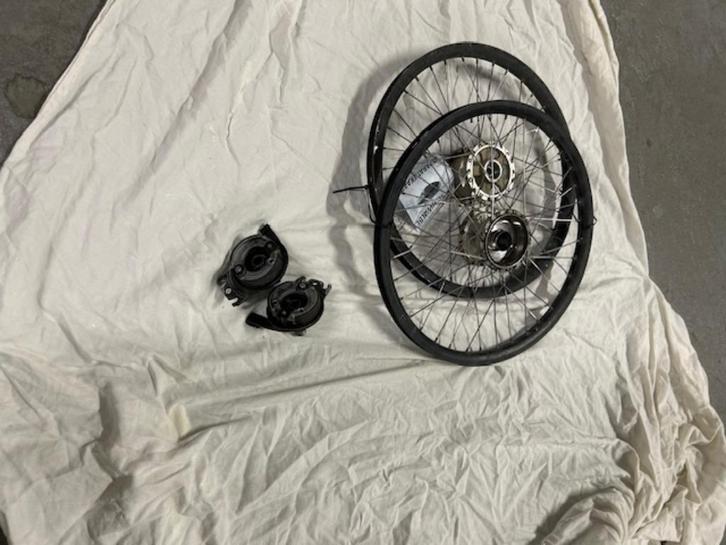 Nihola bakfiets Wielen met/zonder trommels, Fietsen en Brommers, Fietsen | Bakfietsen, Gebruikt, Ophalen of Verzenden