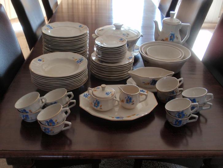 eet- en koffieservies, Antiek en Kunst, Antiek | Servies compleet, Ophalen