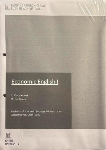 Economic English I beschikbaar voor biedingen