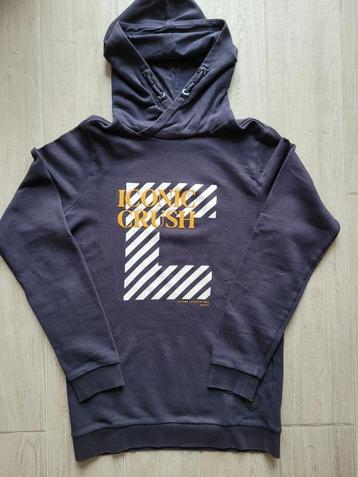 Donkerblauwe hoodie - Iconic Crush - maat 176 beschikbaar voor biedingen