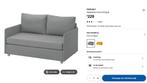 (slaap)zetel, Huis en Inrichting, Ophalen of Verzenden, Gebruikt, Minder dan 75 cm, 75 tot 100 cm