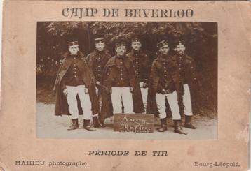 2 oude foto's Leopoldsburg 20 x 14cm, Enlèvement ou Envoi