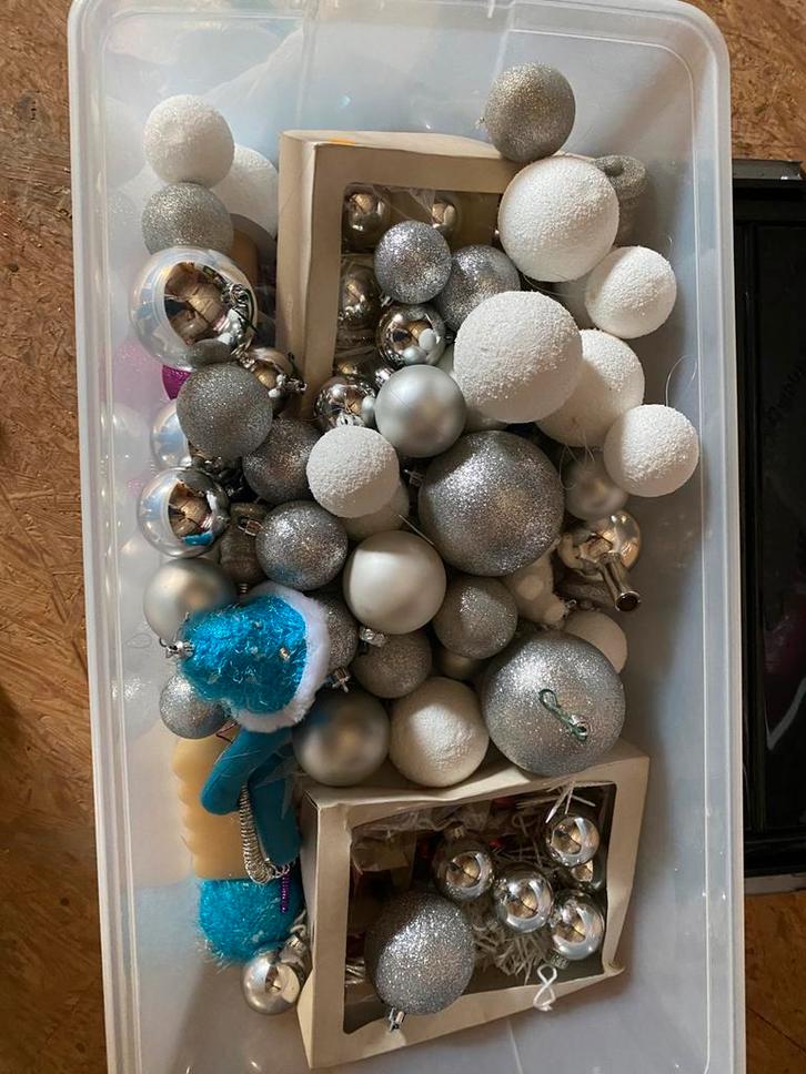 Kerstboom met versiering, Divers, Noël, Comme neuf, Enlèvement