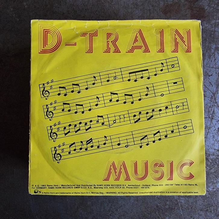 7" D-Train - Music, CD & DVD, Vinyles Singles, Utilisé, Single, Dance, 7 pouces, Enlèvement ou Envoi