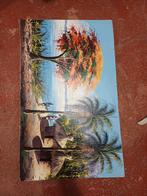 Peinture congolaise sur toile en bois, Enlèvement ou Envoi