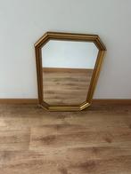 Vintage spiegel met gouden lijst - elegante eyecatcher!, Antiek en Kunst, Ophalen, Overige vormen, Minder dan 50 cm, Minder dan 100 cm