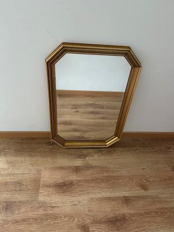Vintage spiegel met gouden lijst - elegante eyecatcher! beschikbaar voor biedingen