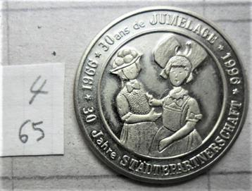 Jeton Alsace collection 30,3mm 30 ans de jumelage, Enlèvement ou Envoi, Autres matériaux