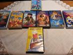 Lot  8 VHS Kinderfilms, Tekenfilms en Animatie, Alle leeftijden, Tekenfilm, Zo goed als nieuw
