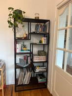 Open wandrek MUMBAI in acaciahout & zwart metalen frame, Ophalen, Zo goed als nieuw